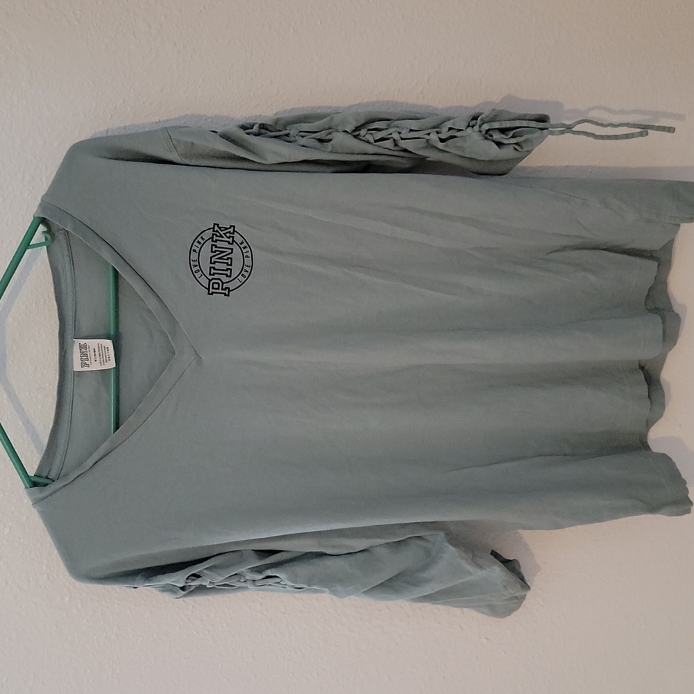 Pink brand shirt